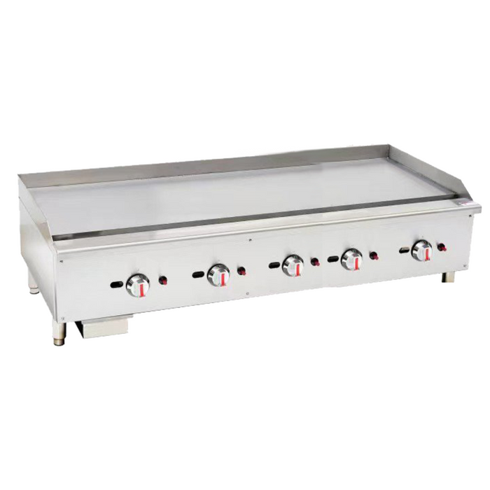 Gas Countertop Griddle - 5 Control