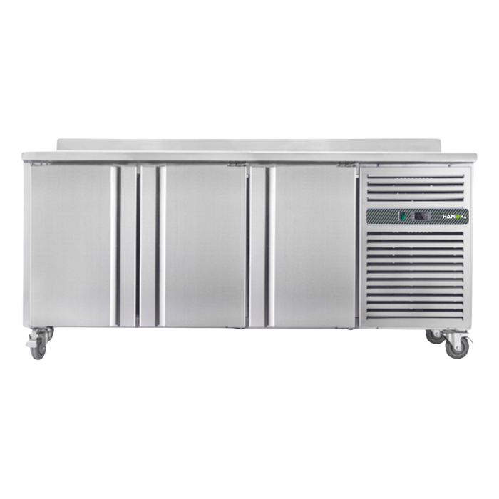 3 Door Freezer Counter with Backsplash - 418L (GN3200BT)