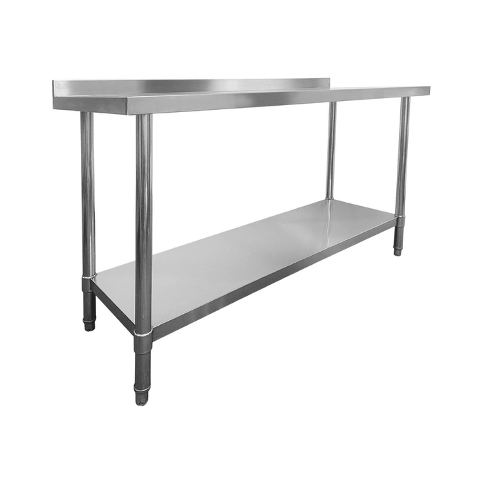 Stainless Steel Wall Prep Table - 1500x600x900mm (WxDxH)