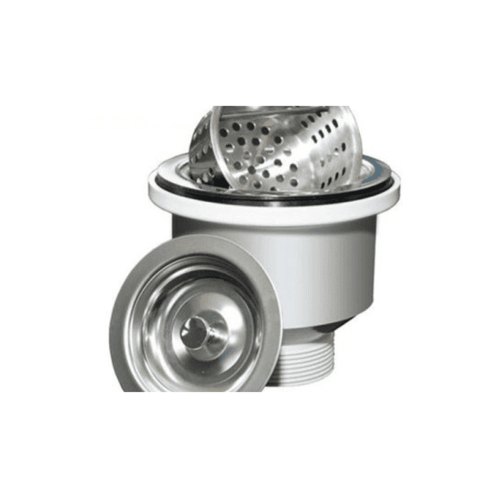 Double Bowl Sink with Right Hand Drainer - 1500x600x900mm