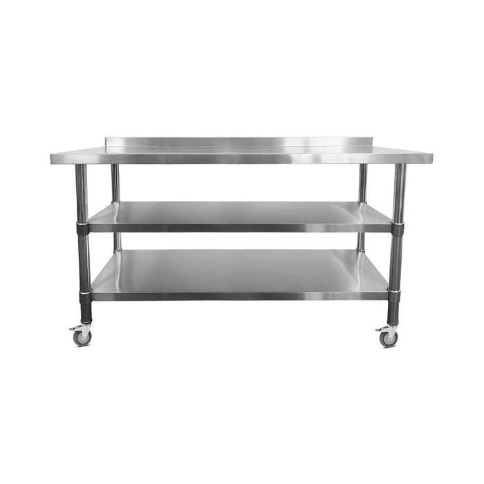 Stainless Steel Wall Prep Table - 1500x600x900mm (WxDxH)