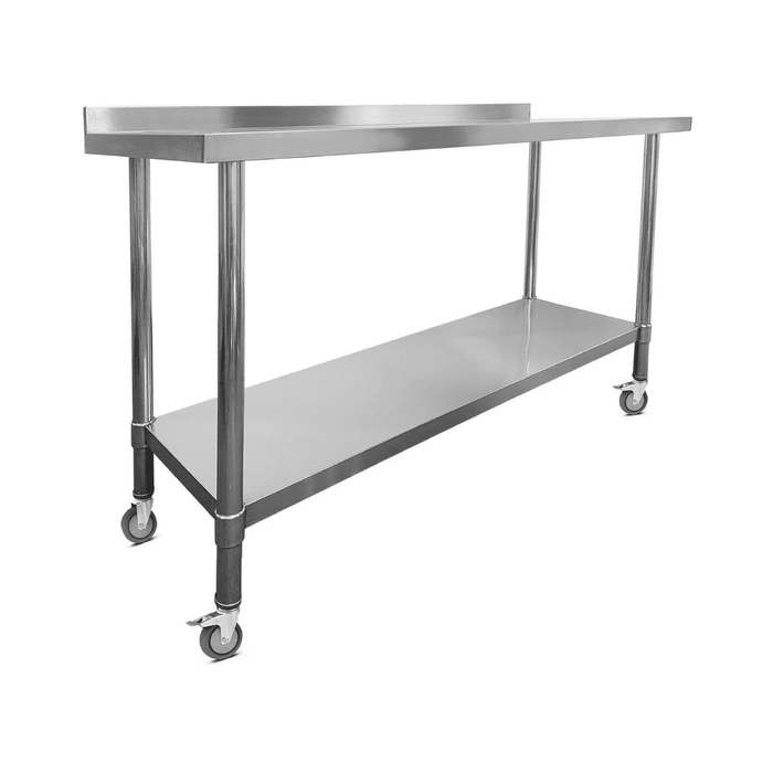 Stainless Steel Wall Prep Table - 1500x700x900mm (WxDxH)