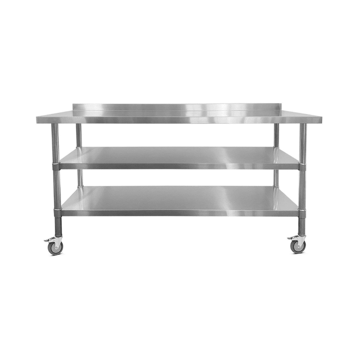 Stainless Steel Wall Prep Table - 1800x700x900mm (WxDxH)