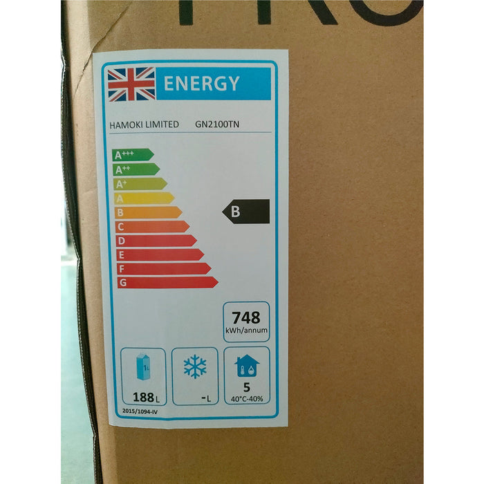 2 Door Refrigerated Counter - 272L (GN2100TN)